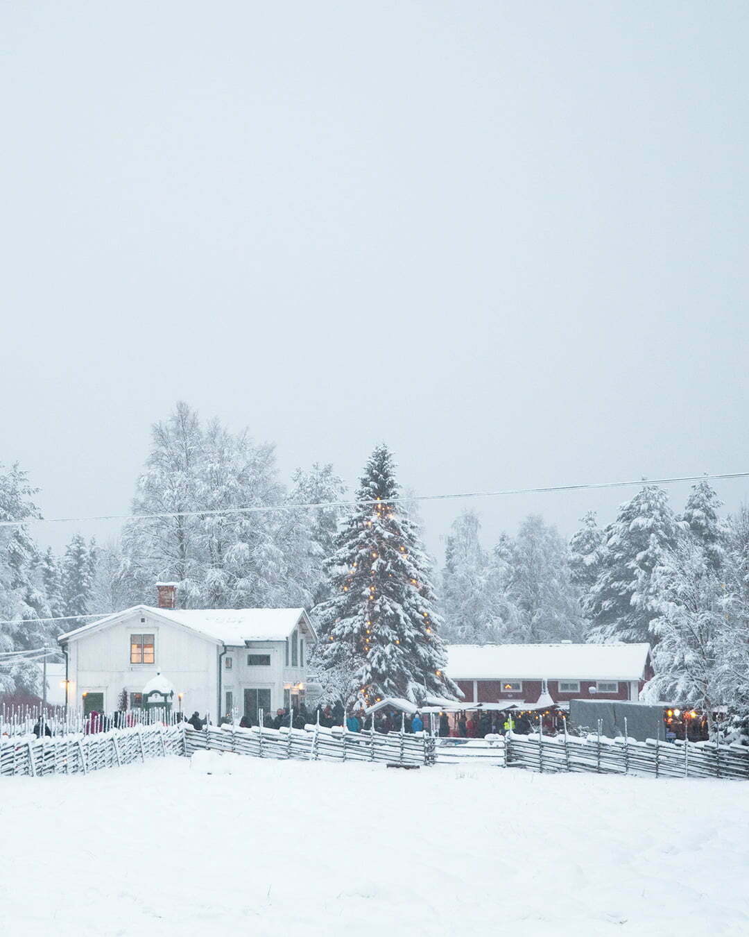 Julmarknad på Hägnan och Gammelstad kyrkstad