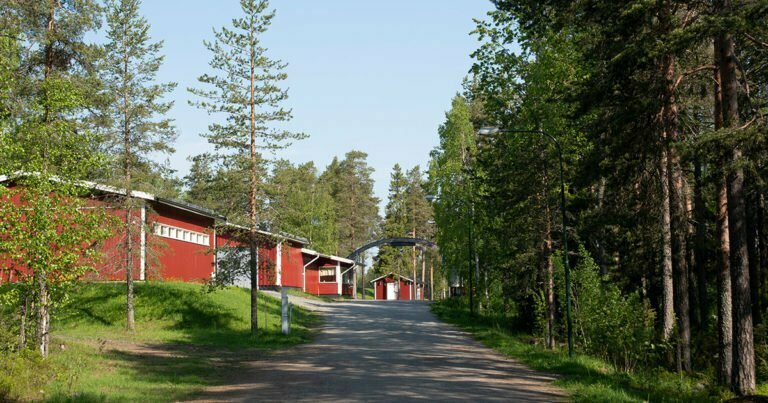 Motionsspår på Ormberget i Luleå