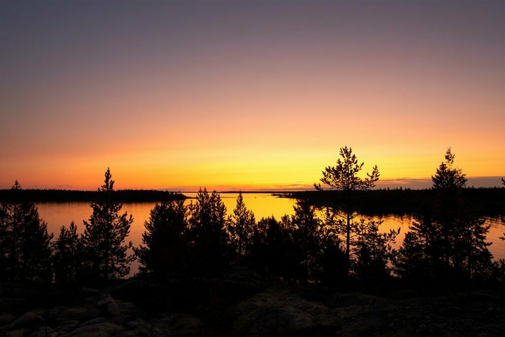 Soluppgång Kluntarna Luleå skärgård Bottenviken bild 0007 format 1200x800