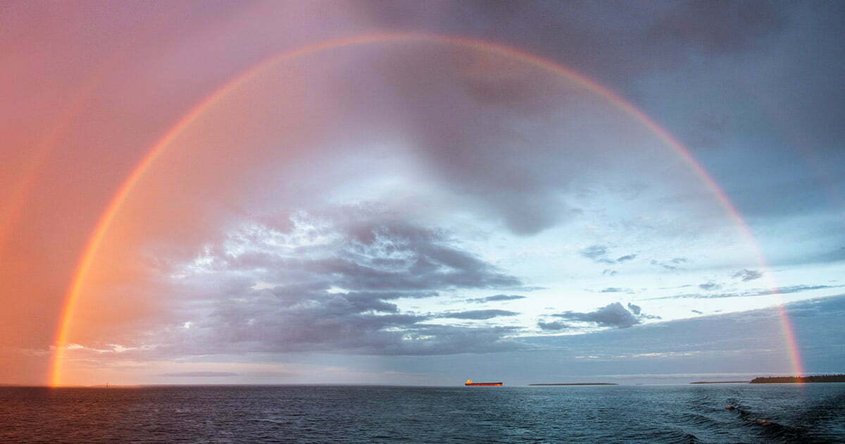 Dubbel regnbåge i Luleå skärgård 1200x630 Bild 00009
