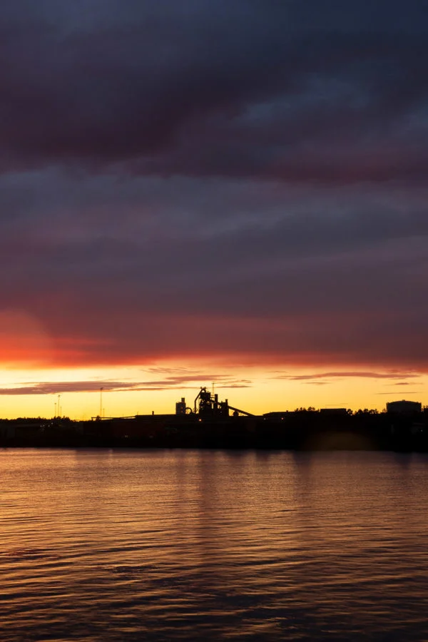 SSAB solnedgång Luleå 1080x1620 px bild 00018