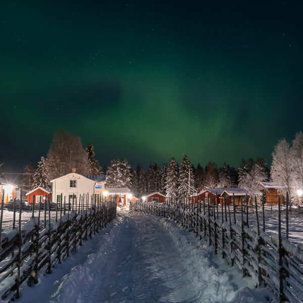 Bild 00183 Norrsken över Hägnan Gammelstad