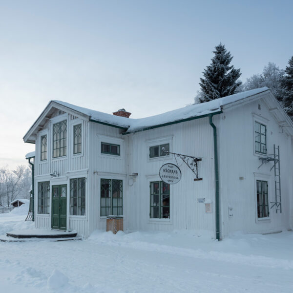 Gammelstad Kyrkstad Hägnan Lanthandel Vinter