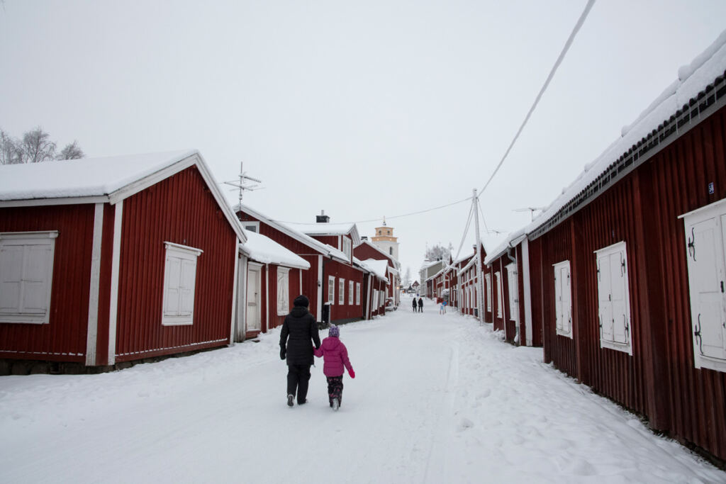 Gammelstad Kyrkstad Vandra med barn