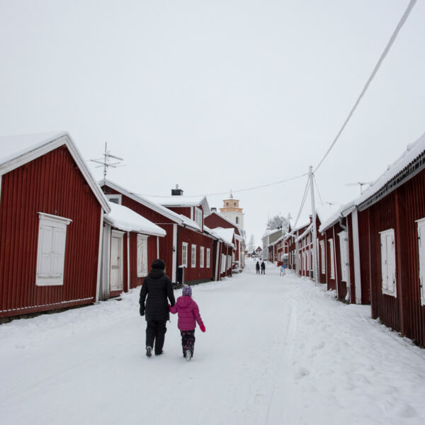 Gammelstad Kyrkstad Vandra med barn