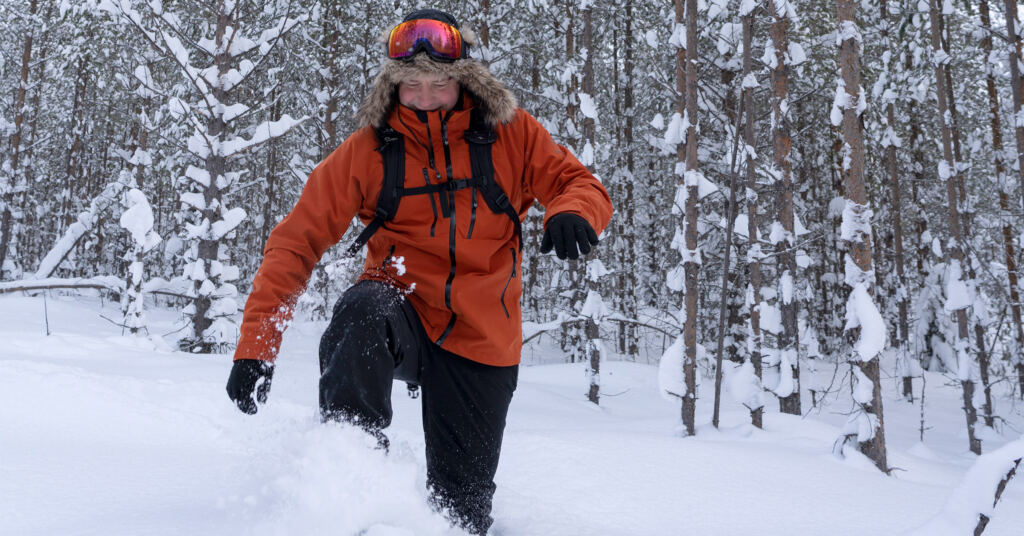 Snöskovandring med Thomas Åberg